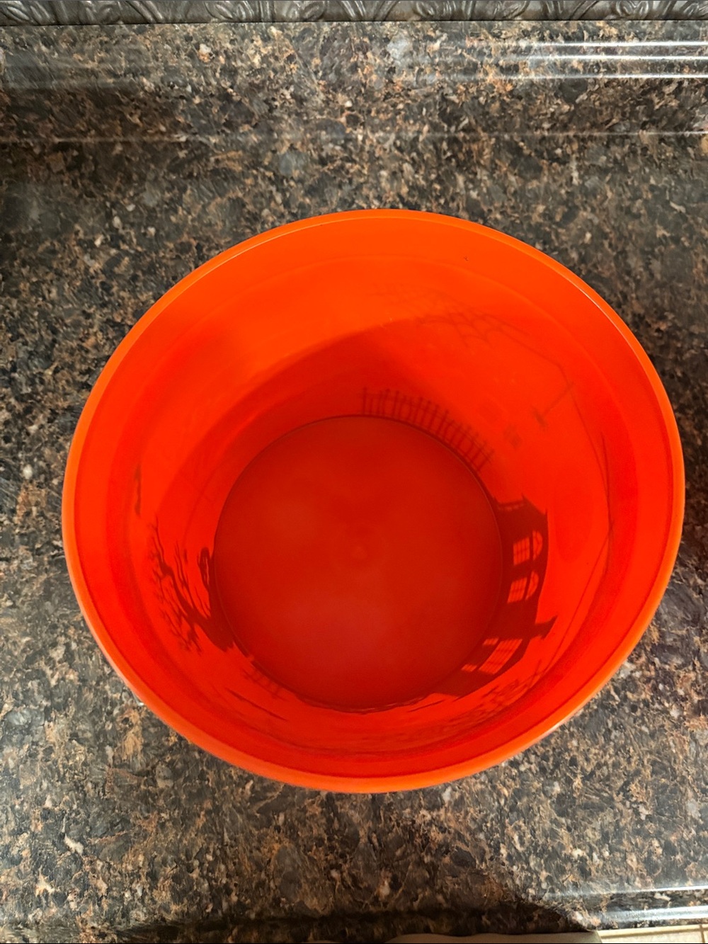 🎃 Home Depot 2026 Halloween Orange Bucket w/ Handle Ghost Haunted House - Picture 7 of 11